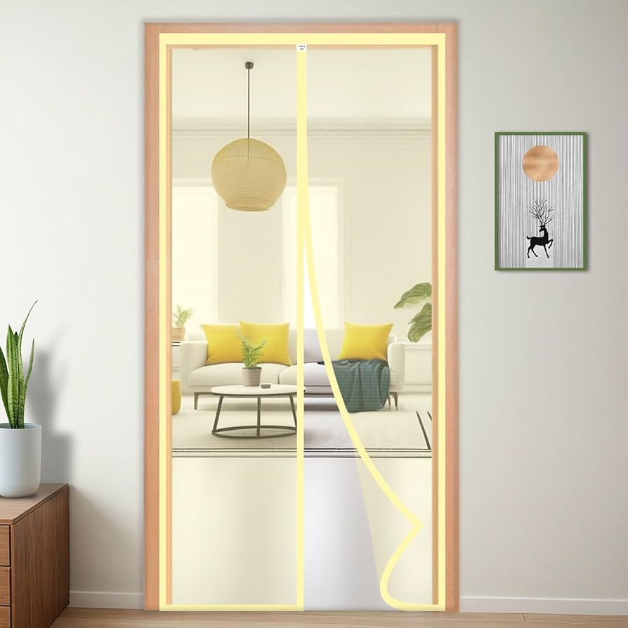 Mesh Screen Net Home Magnetic Foldable Anti Mosquito Door Curtains