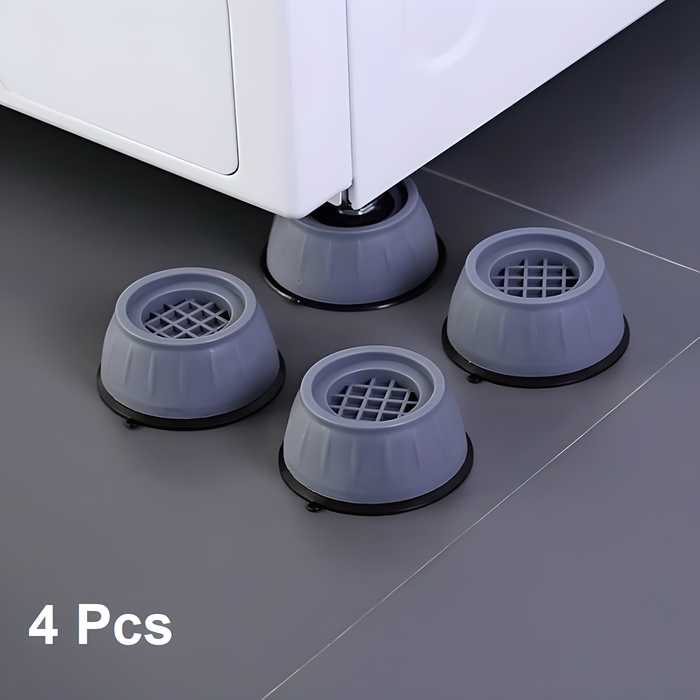 Anti-Vibration Pads – Shock-Proof Feet for Washing Machine, Dryer, Furniture (Set of 4)