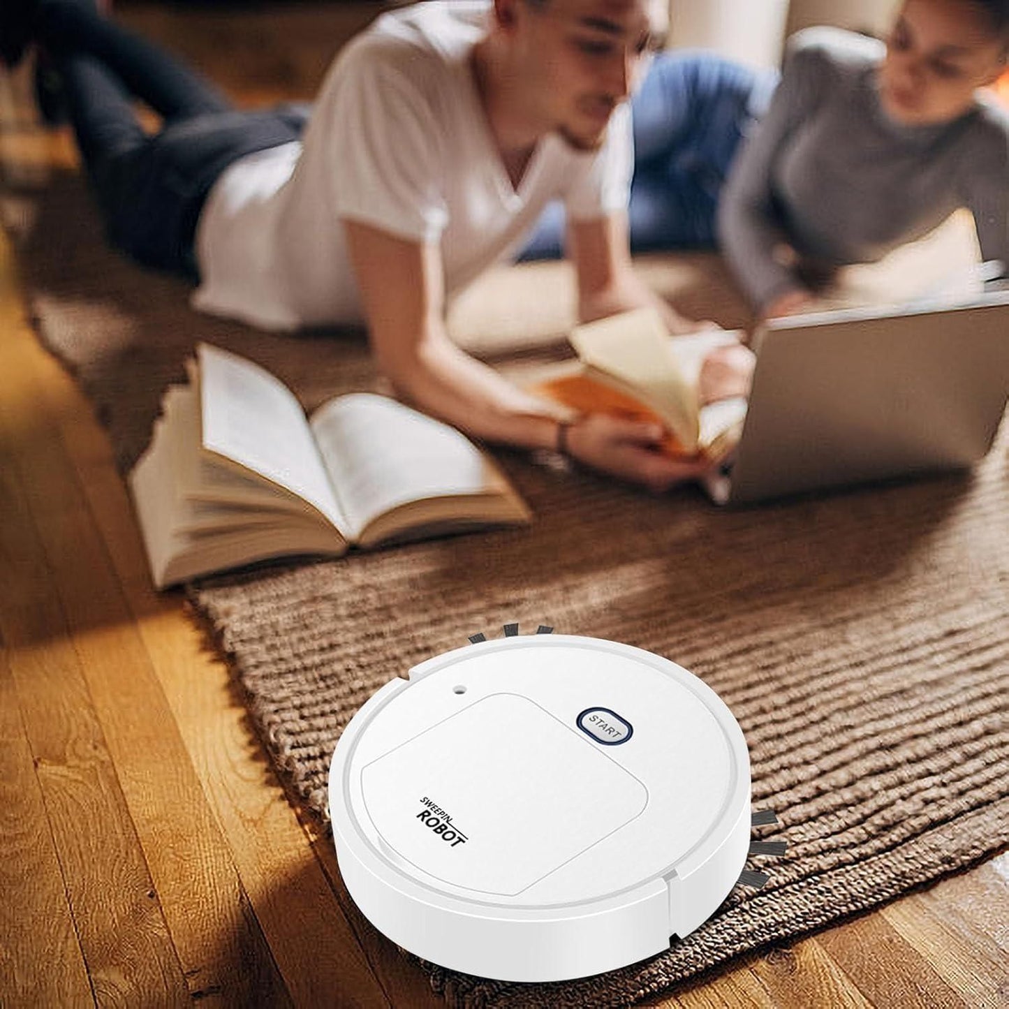 Automatic Robotic Vacuum Cleaner – 4-in-1 Smart Cleaning for Home