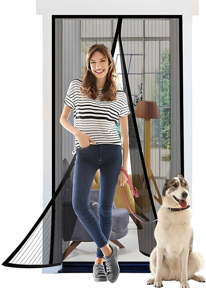 Mesh Screen Net Home Magnetic Foldable Anti Mosquito Door Curtains