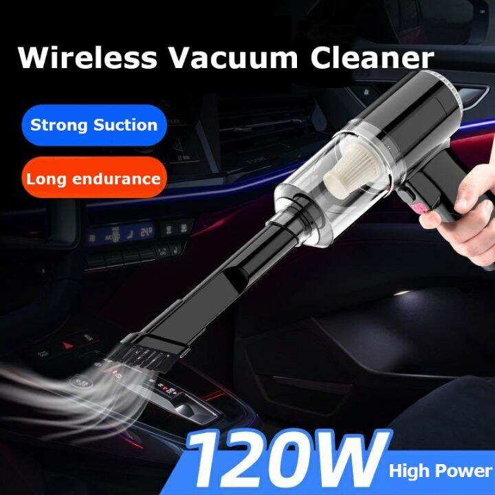 2-in-1 Vacuum Cleaner – Handheld Car Cleaner (Wireless & Rechargeable)